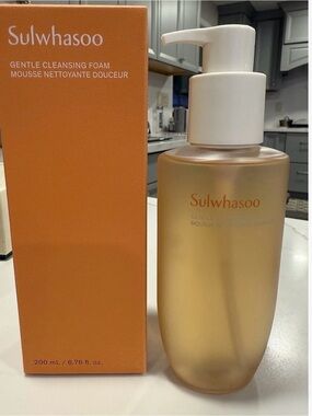 Sulwhasoo Gentle Cleansing Foam 200ml Mild Liquid Moisturizing Smooth K-Beauty
